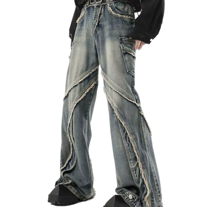 FRAYED DENIM