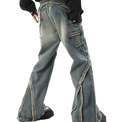 FRAYED DENIM