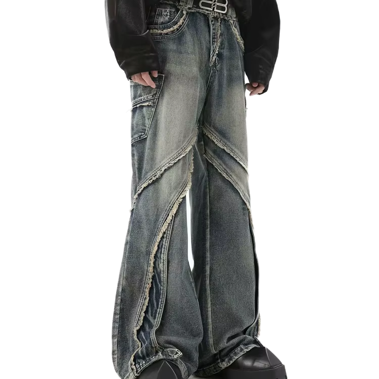 FRAYED DENIM
