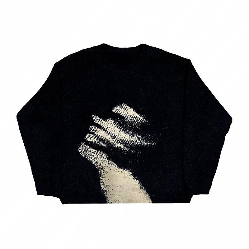 FADED CROPPED KNIT