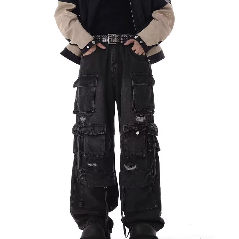 DISTRESS CARGO BLACK