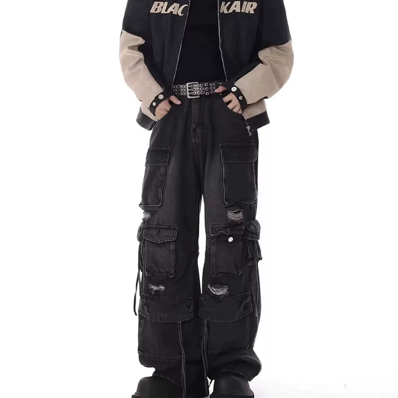 DISTRESS CARGO BLACK
