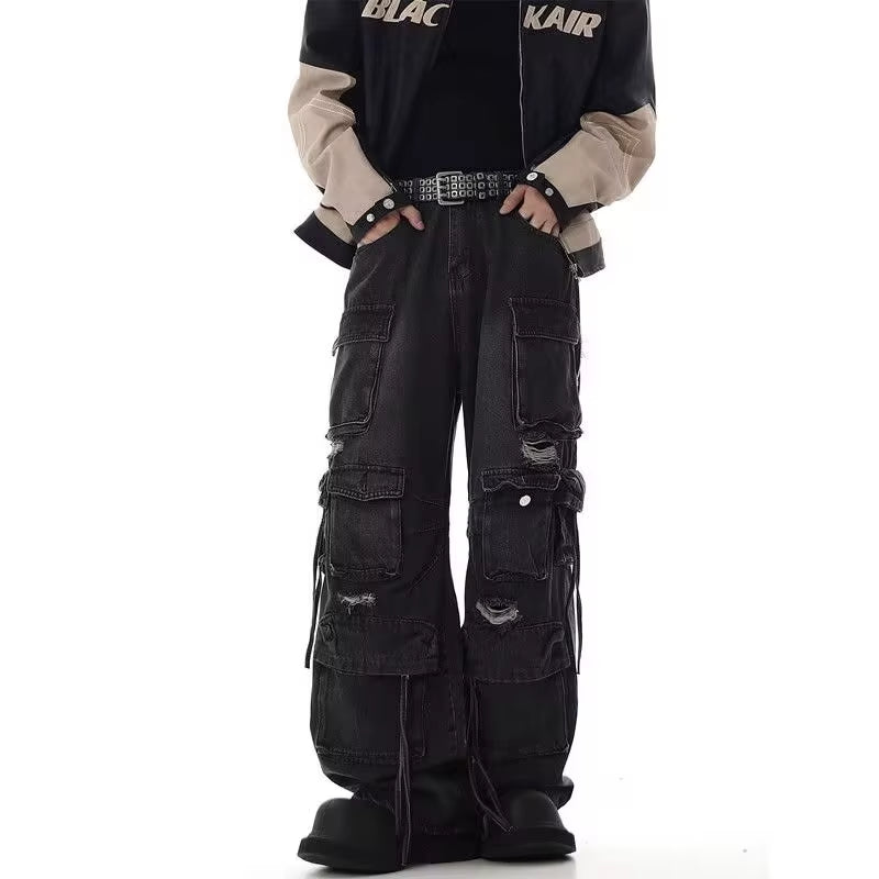 DISTRESS CARGO BLACK