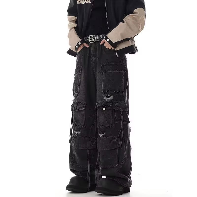 DISTRESS CARGO BLACK