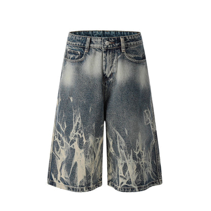 FLASHBURN DENIM SHORTS