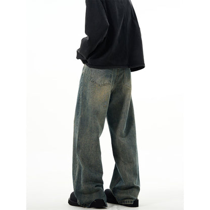 STONE WASH WIDE DENIM
