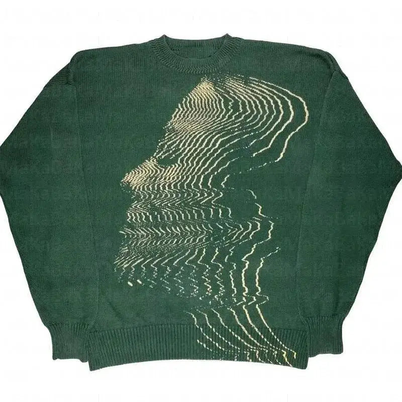 GLITCHED FACE KNIT