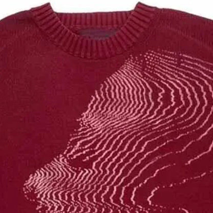 GLITCHED FACE KNIT