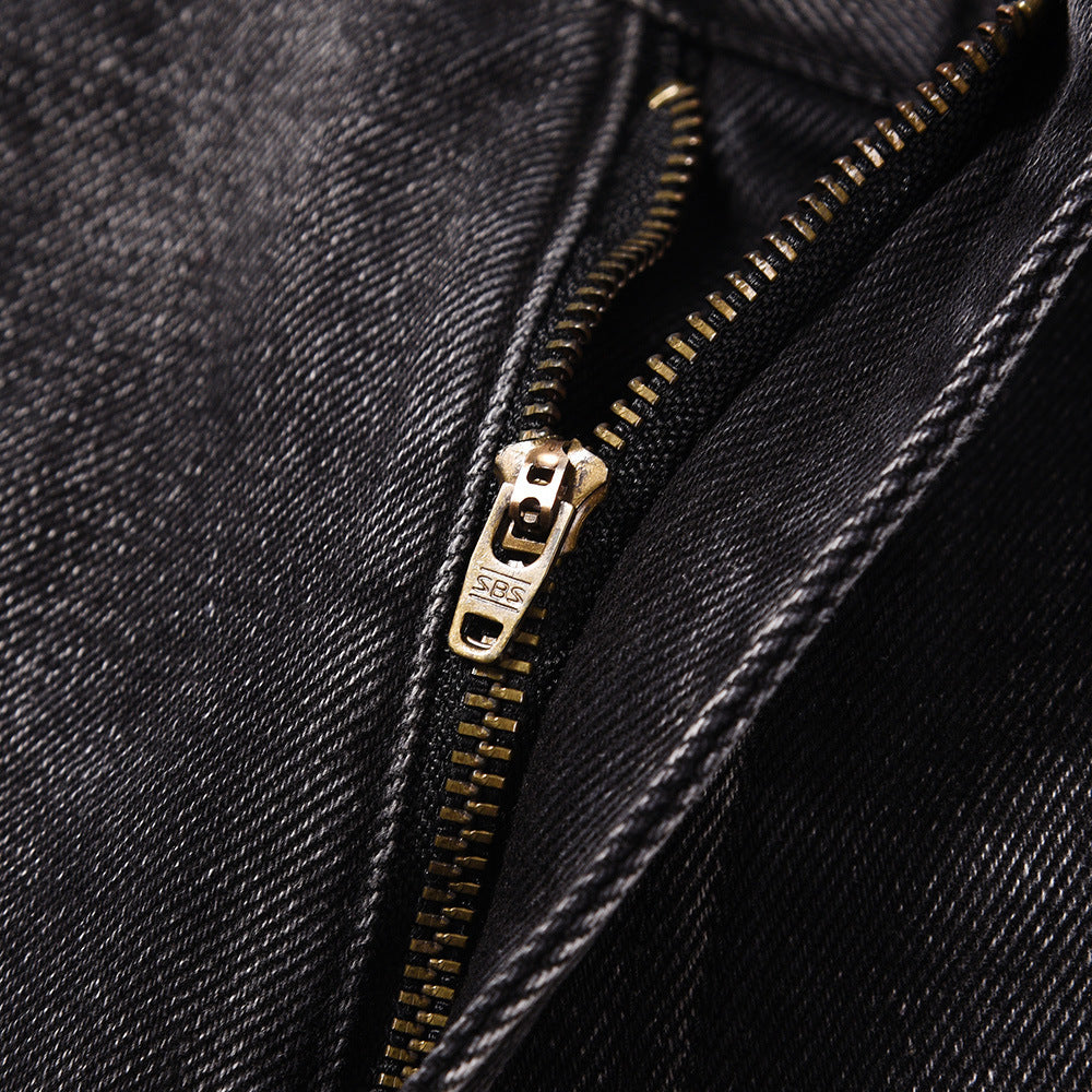 FRAY BLACK DENIM