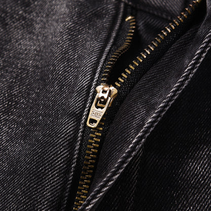 FRAY BLACK DENIM
